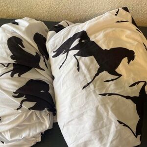 Set of 2 fitted horse sheets size Full